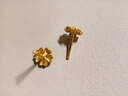菜百首飾 黃金耳飾 足金簡(jiǎn)約氣質(zhì)櫻花時(shí)尚花朵耳飾 計(jì)價(jià) 約1.50克 曬單實(shí)拍圖