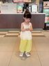 G.DUCKKIDS小黃鴨女童褲子夏季薄款2025新款兒童冰絲防蚊褲女寶寶寬松燈籠褲 黃色 110 建議4~5歲【100-110cm】cm 曬單實(shí)拍圖