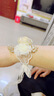 戰(zhàn)舵伴娘手腕花結婚新娘簡約感手花仙氣蕾絲手環(huán)婚禮姐妹團伴手禮 【香檳玫瑰】 1個 蕾絲手腕花 曬單實拍圖