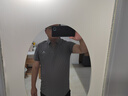 皮爾卡丹（pierre cardin）短袖T恤男半袖上衣夏季商務(wù)休閑百搭polo衫男 黑灰色 2XL 曬單實拍圖