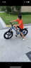 鳳凰（Phoenix）兒童自行車6-12歲小學(xué)生中大童單車特斯拉一體輪藍(lán)黃色20寸 曬單實(shí)拍圖