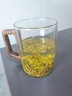 品喻（PINYU）泡茶杯玻璃杯家用水杯高硼硅耐熱喝綠茶杯子帶把辦公室男士馬克杯 曬單實(shí)拍圖