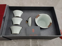 東道汝窯河南非遺 晨香小茶組陶瓷功夫茶具套裝汝瓷開片可養(yǎng)整套茶具 1茶側(cè)+3杯（天青）2022款 1個(gè) 曬單實(shí)拍圖