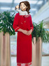 枝己新中式秀禾服新娘2025新款結(jié)婚禮服敬酒服古裝旗袍嫁衣出閣服 S2505(僅女裝) M 曬單實拍圖