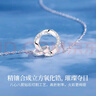 老鳳祥莫比烏斯足銀項(xiàng)鏈女士吊墜鎖骨鏈輕奢七夕情人節(jié)生日禮物女友老婆 京速達(dá)-莫比烏斯項(xiàng)鏈*品牌禮盒 曬單實(shí)拍圖