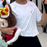 Champion【吸濕排汗】冠軍男女童短袖T恤親子裝25夏新款運動透氣兒童上衣 曬單實拍圖