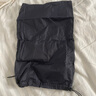 MUJI 錦綸 可折疊束口袋 OHF57A0A 收納袋 便攜戶外旅行 黑色 26*40cm 曬單實拍圖