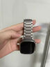 FJU適用applewatch ultra2手表表帶蘋果iwatch9鋼鐵俠元素s8不銹鋼夏天金屬男士49mm原裝保護(hù)殼 限量版流水沙間金 【適用Ultra1/2】49mm表盤 曬單實(shí)拍圖