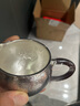 銅師傅 閱銀《蛙聲一片》銀公道杯 999足銀手工茶器茶杯茶壺送禮家用 銀公道杯 曬單實(shí)拍圖