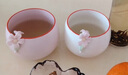 一品仟堂功夫茶具捏花主人杯女士品茗杯粉色單杯陶瓷個(gè)人專用杯子 捏花情侶對(duì)杯 曬單實(shí)拍圖