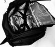 BAGSMART雙肩包隨行倉背包男士旅行出差大容量多功能商務(wù)休閑書包電腦包女 經(jīng)典黑（擴(kuò)容版 38L） 曬單實拍圖