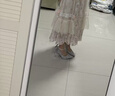 達(dá)芙妮尖頭細(xì)跟高跟鞋純欲仙女風(fēng)水晶結(jié)婚鞋女2025新款淺口單鞋配裙子 曬單實(shí)拍圖