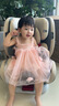 貝倍適（BAYBETSS）兒童安全座椅汽車用0-4-12歲寶寶360度旋轉(zhuǎn)嬰兒車載坐椅ISOFIX 米灰色【遮陽棚+上拉帶+側(cè)保護(hù)】 曬單實(shí)拍圖