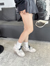 卓詩尼平底德訓(xùn)鞋女2025秋季新款網(wǎng)面透氣薄款休閑女鞋子復(fù)古軟底運(yùn)動鞋 深藍(lán)色 37 曬單實(shí)拍圖