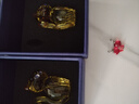 施華洛世奇（SWAROVSKI）新中式老虎桌面仿水晶擺件家居客廳電視喬遷新家工藝禮品5579577 曬單實拍圖