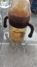 可亓嬰兒奶瓶寬口徑奶瓶喝水帶手柄吸管學(xué)飲杯防嗆防脹氣兒童吸管杯 曬單實(shí)拍圖