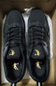 喬丹QIAODAN運動(dòng)鞋男鞋跑步鞋冬季密網(wǎng)防風(fēng)跑鞋防滑減震男士輕便 黑色金色 44 曬單實(shí)拍圖
