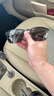 雷朋（RayBan）太陽鏡大框眼鏡修飾顯臉小戶外防曬墨鏡0RB4392D禮物七夕禮物 601/81黑色鏡框深灰色偏光鏡片 尺寸66 曬單實(shí)拍圖
