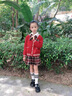 G.DUCKKIDS女童套裝jk開衫格子裙三件套2025秋季8學(xué)院風(fēng)9套裙兒童毛衣短裙10 三件套 130 cm 曬單實(shí)拍圖
