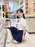 英氏（YEEHOO）女童套裝兒童衣服夏季時(shí)尚休閑學(xué)院風(fēng)短袖短裙兩件套夏裝中大童裝 學(xué)院百褶領(lǐng)結(jié)（套裝） 【涼感棉柔】 160 cm【順豐包郵&極速達(dá)】 曬單實(shí)拍圖