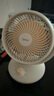 美的（Midea）【小型風扇】輕音臺式桌面空氣循環(huán)扇家用柔風電風扇宿舍辦公迷你臺扇落地扇空調(diào)伴侶 GAF18AD 曬單實拍圖