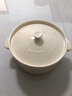 北鼎（Buydeem）中式家用陶瓷盤 蒸鍋配件 1.5L陶瓷汽鍋蓮露白 曬單實(shí)拍圖