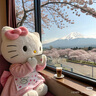 nakajima日本hellokitty獨角獸凱蒂貓kt貓公仔玩偶娃娃毛絨包包掛件小掛飾 掛件-高14cm 曬單實(shí)拍圖