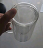 雅集耐熱透明大容量男女辦公家用玻璃杯豪飲杯牛奶杯1000ml帶刻度款杯 曬單實(shí)拍圖