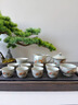 品悅詩(shī)風(fēng)汝窯鎏金龍鳳功夫茶具套裝高檔送長(zhǎng)輩父親節(jié)新婚生日壽宴退休禮物 鎏金粉汝窯龍蛋壺+禪定杯+茶點(diǎn)盤 曬單實(shí)拍圖
