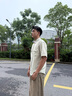 馬克華菲短袖襯衫男士夏季薄款豎條冰絲涼爽上衣男潮牌日系翻領(lǐng)休閑外套 曬單實拍圖