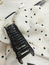 須橘黑白時(shí)尚波點(diǎn)蝴蝶結飄帶發(fā)飾女小眾設計高級感頭飾新款后腦勺抓夾 白色波點(diǎn)蝴蝶結飄帶抓夾 曬單實(shí)拍圖