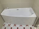 浪鯨（SSWW） 衛浴一體成型 亞克力 浴缸家用洗澡沐浴浴缸帶氛圍燈按摩浴缸 【1.5m配件缸】左裙 曬單實(shí)拍圖