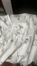 夏季女童睡衣泡泡棉縐布卡通超萌桃子兔中大童小女孩夏天家居服 J縐布短套-665【桃子兔】 100 (8)碼  體重【20-30斤】 曬單實拍圖