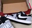 耐克酷菠蘿男子平底運動(dòng)鞋冬板鞋NIKE COURT BOROUGH LOW 844881 005黑/帆白/亞銀 44 曬單實(shí)拍圖