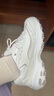 斯凱奇（Skechers）女鞋夏季厚底老爹鞋百搭透氣熊貓鞋軟底舒適外穿休閑運(yùn)動(dòng)鞋11959 曬單實(shí)拍圖