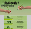 紐賽（NUSIGN）三角桿鉛筆學(xué)生考試素描繪圖寫字練字書寫小學(xué)生幼兒園禮物綠色護(hù)眼緩解視覺疲勞 10支 NS743-HB 曬單實(shí)拍圖