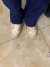 安踏982板鞋男鞋運動(dòng)鞋秋季新款百搭休閑鞋低幫厚底增高經(jīng)典復古潮鞋 【經(jīng)典百搭】象牙白/白堊色-2 39 (245mm) 曬單實(shí)拍圖