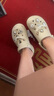 卡駱馳（crocs）小鯨魚檀健次同款洞洞鞋女鞋涼鞋拖鞋厚底涼拖 206302-2Y2 W6 曬單實(shí)拍圖