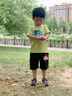 史努比兒童短褲2025新款男童夏季薄款褲子純棉中大童寬松運(yùn)動(dòng)褲帥氣童裝 短褲-黑色sn01 120 曬單實(shí)拍圖