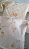 童泰新生兒半背衣嬰兒衣服純棉四季0-3月寶寶上衣滿月服2件裝 黃色 52 曬單實拍圖