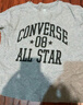 Converse【2件裝】匡威兒童T恤男童短袖兒童半袖純棉休閑圓領(lǐng)t恤兒童上衣 巖嶺灰+白色 140 /68 【建議身高128-140cm】 曬單實拍圖