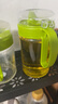 茶花（CHAHUA）油壺玻璃廚房歐式家用塑料油罐醬油瓶醋瓶醋壺裝倒大號油瓶 倒油壺 550ml 3只裝 曬單實(shí)拍圖