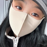 JCZS德國品牌防曬口罩女高顏值2025新款夏季透氣冰絲面罩立體無痕護眼 升級透氣孔 暗夜黑*2 不參與自選 【無痕親膚 修飾臉型】防曬口罩 曬單實拍圖