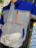 測試品牌09061空調(diào)服男女夏季戶外工地建筑防暑帶風扇服制冷降溫勞保工作服外套 女拼紅肩 1件 +5V配件一套 L【推薦110-130】 曬單實拍圖