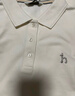 哈吉斯（HAZZYS）女裝 夏季款POLO女素色基礎款短袖POLO衫女ASTSE0BBF01 米色BI L （165/88A 40） 曬單實(shí)拍圖