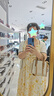 獨(dú)束微胖MM大碼女裝碎花高腰顯瘦氣質(zhì)法式浪漫溫柔吊帶連衣裙 暈染花 3XL (尺碼：5) 曬單實(shí)拍圖