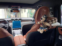 鉑吶苓車載紙巾盒高級(jí)掛式飛行狗卡通車內(nèi)裝飾用品千鳥(niǎo)格汽車座椅抽紙盒 咖色毛衣款（無(wú)鞋） 曬單實(shí)拍圖