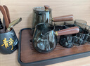 啟潤玻璃茶具套裝家用茶盤辦公室客廳喝茶會客功夫茶杯高檔耐熱泡茶壺 600ML菱光壺10件套 曬單實(shí)拍圖