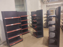 樂企超市貨架展示架便利店貨物架藥店小賣部零食店文具店置物架子展柜 五層主架（升級加厚） 單面【長72*寬42*高130cm】 曬單實拍圖