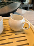 金鑲玉 茶具配件 公道杯 豬油白富貴茶海 高白瓷茶海功夫茶具分茶器 曬單實(shí)拍圖